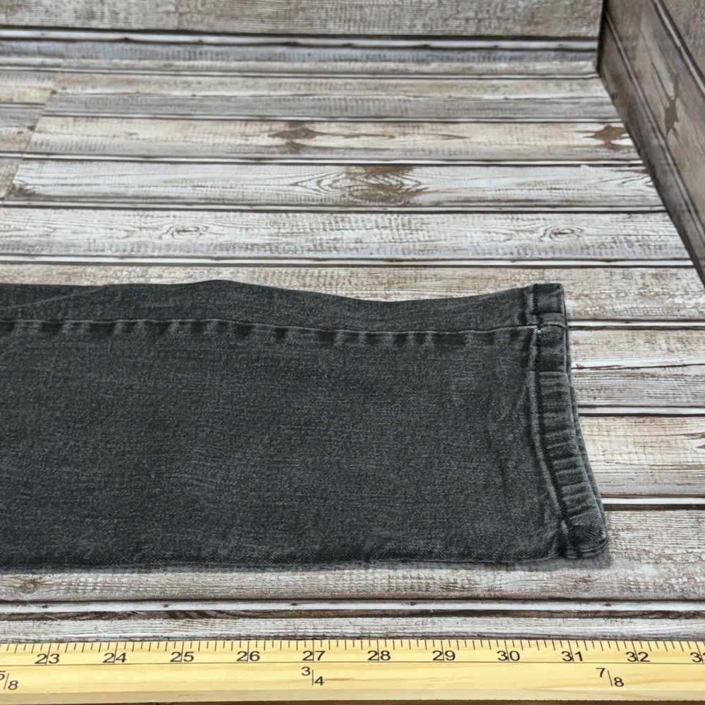 Levi's 505 Jeans Mens 32x32 Actual Black Regular Fit Straight Leg Denim - Picture 6 of 6